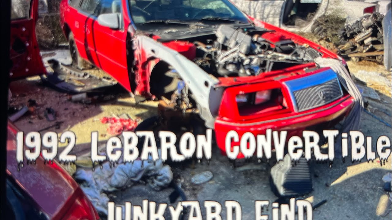 1992 Chrysler LeBaron convertible JUNKYARD FIND !