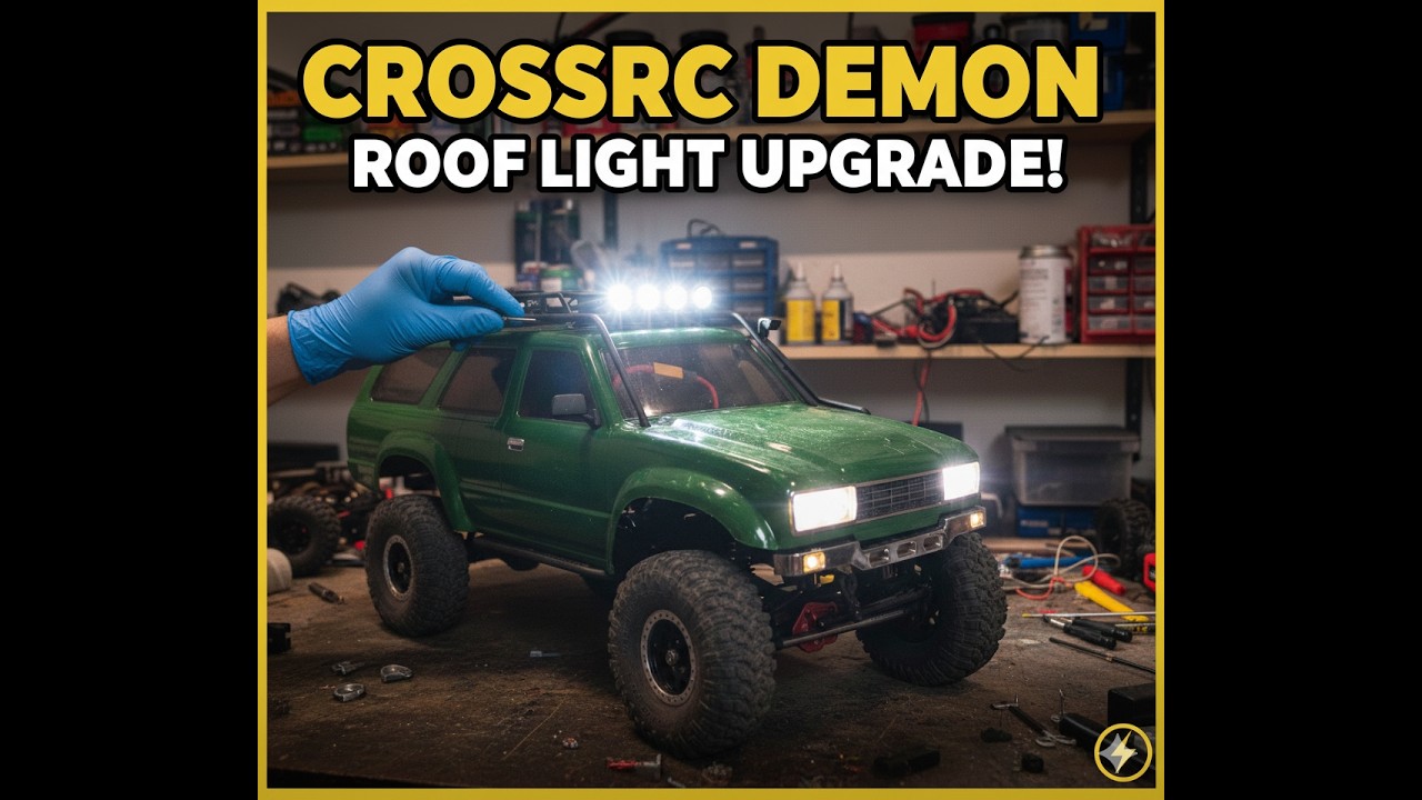 Adding Scale Roof Lights to the Cross RC Demon | Full Install