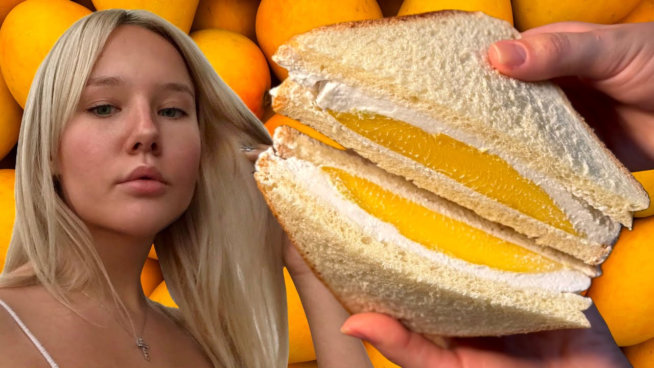 mango sando (dairy-free Japanese fruit sandwich)