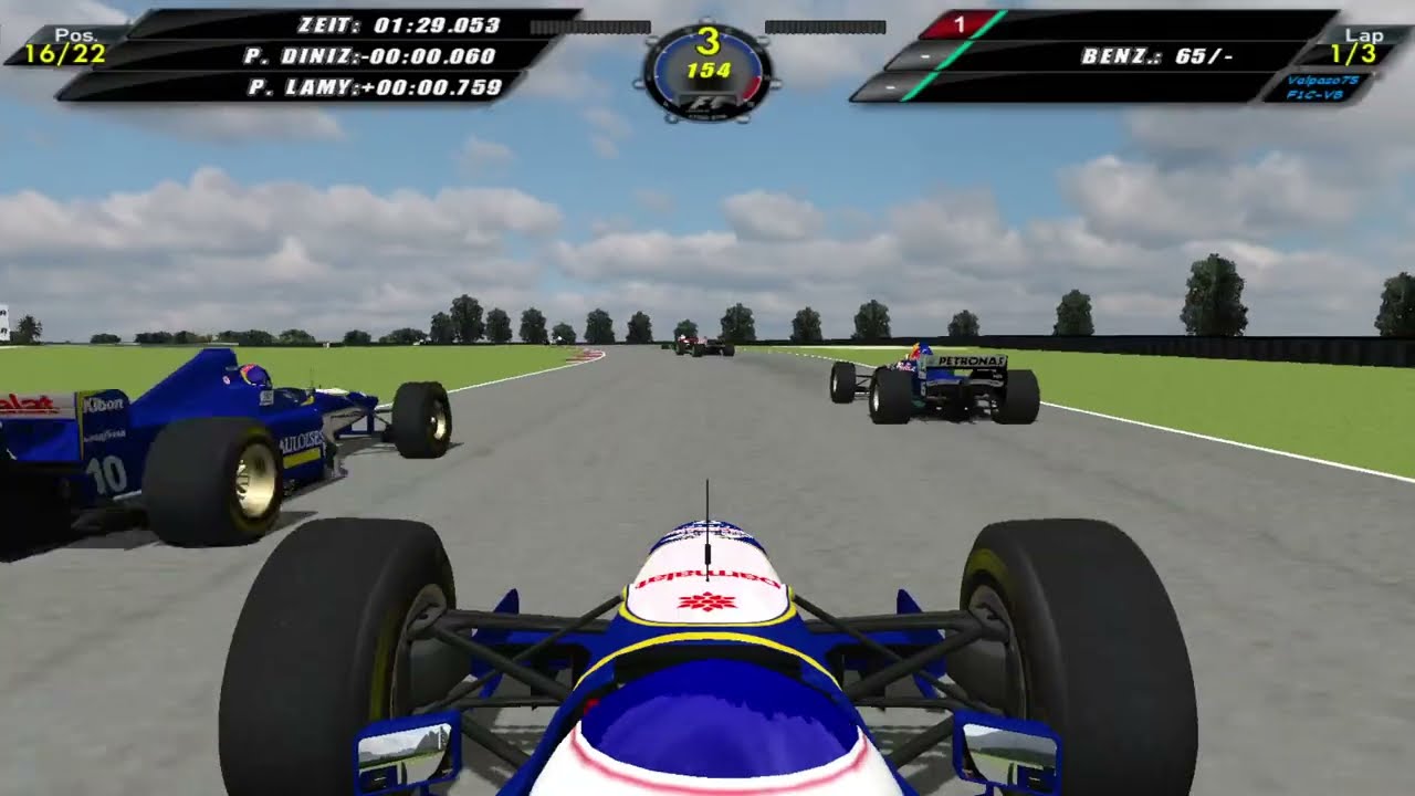 F1 Challenge VB 1996 Ligier Jacarepagua 5% Race
