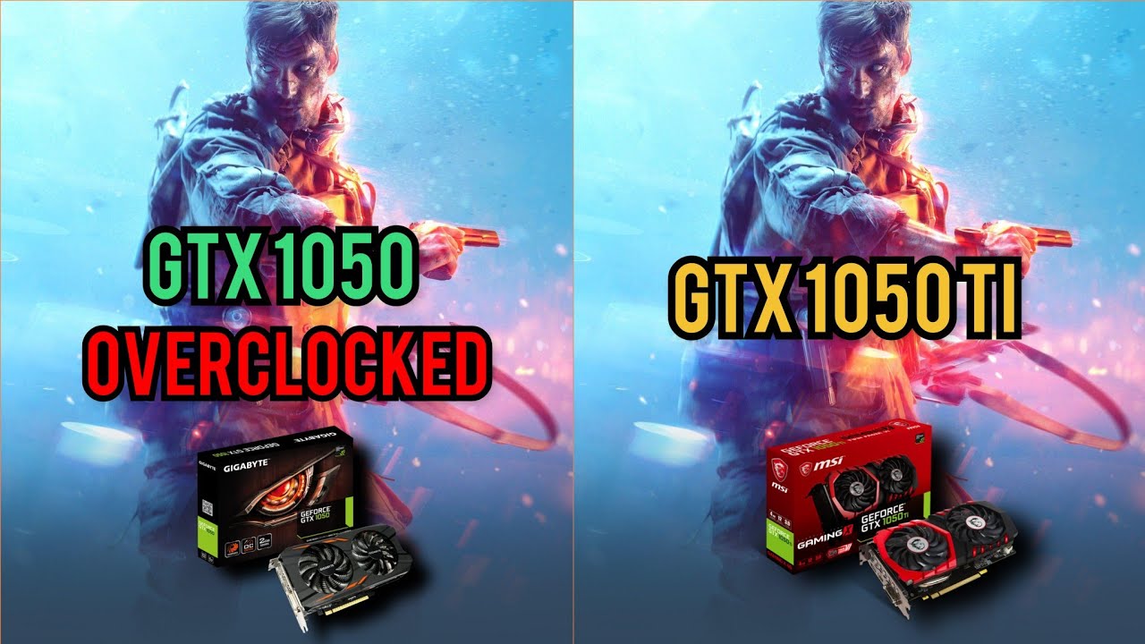 GTX 1050 OC VS GTX 1050 TI Tested in 5 Games 1080P in 2021
