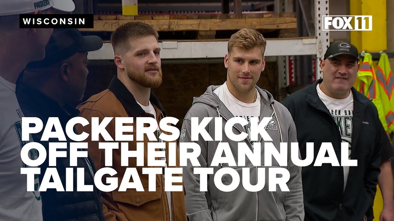 Green Bay Packers players surprise fans across Wisconsin on annual Tailgate Tour