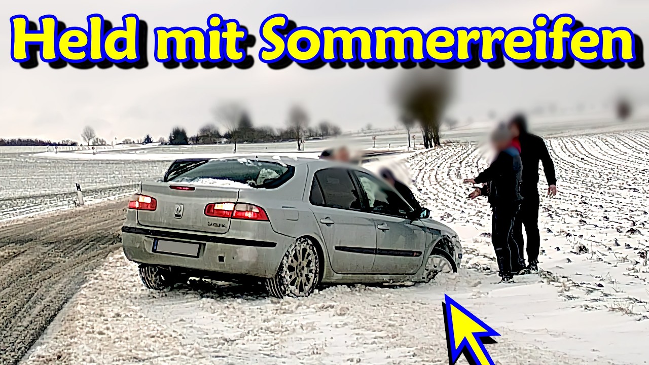 Stress in Engstelle, 3.500€-Steinschlag und Sommerreifen im Schnee | DDG Dashcam Germany | #713