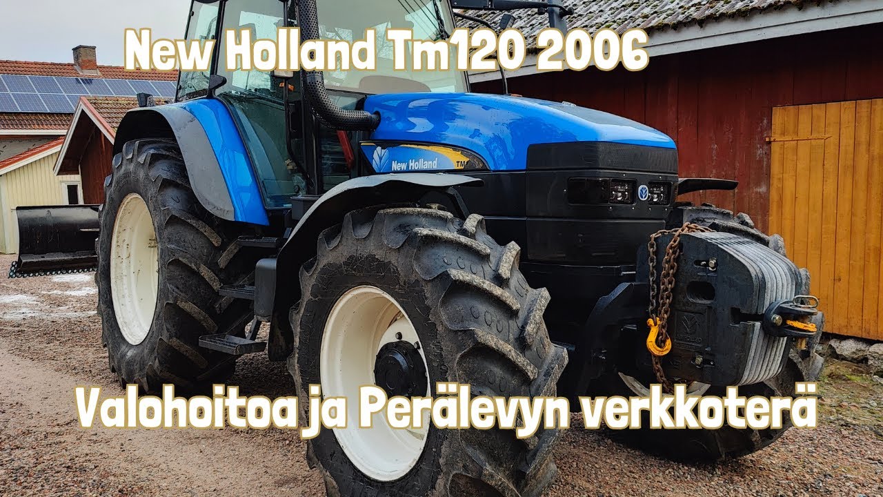 New Holland Tm120 Valohoidossa Osa 1 Vanhat irti