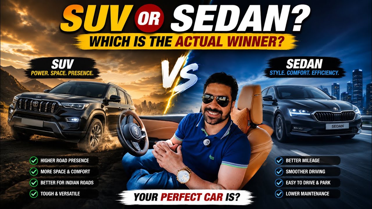 SUV vs Sedan: Which One Should You Actually Buy? Most Buyers Get This Wrong