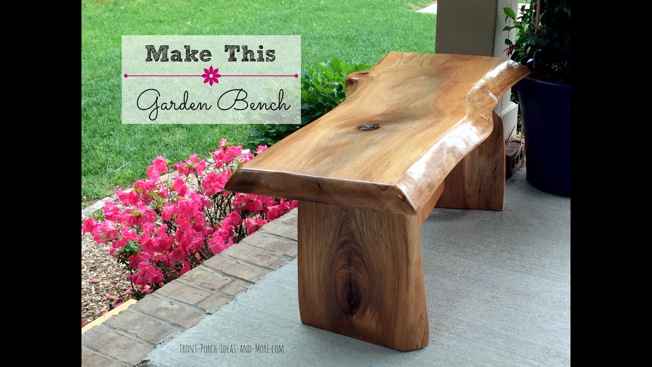 DIY Garden Bench