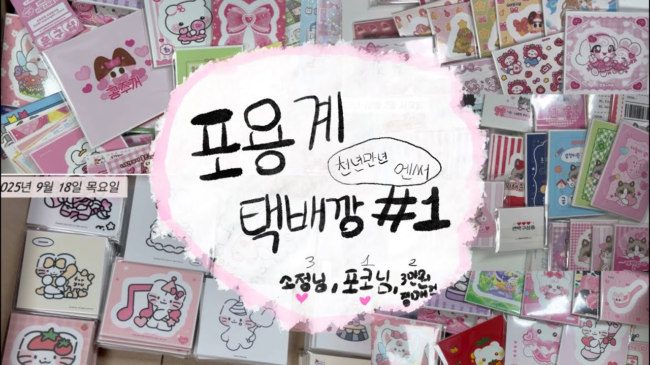 포용 브이로그 #1 /소정님•포코님•3만원 경매건 #택배깡 #포용계브이로그 #포용계 #천년만년엔써