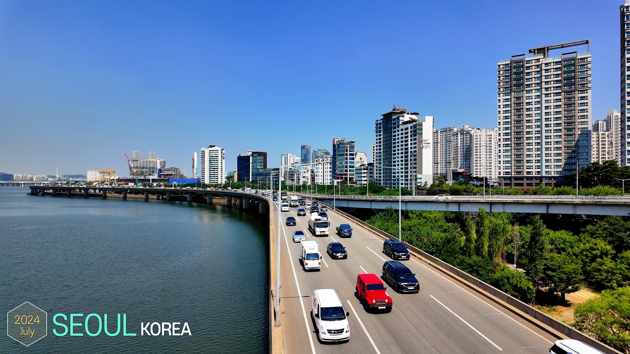 Walking from Yeouido to Yeonnam-dong •[4k] Seoul, Korea
