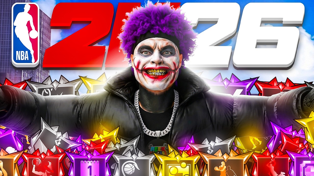 Я создал персонажа, в котором есть ВСЕ значки из NBA 2K26!!