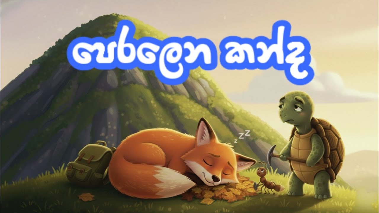 පෙරලෙන කන්ද - sinhala cartoon | sinhala lama kathandara | #sinhalacartoons | #lamakathandara 
