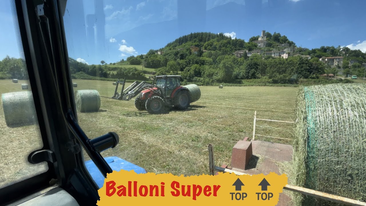 Carico e Trasporto Balloni - Same Virtus 120 e New Holland TL100a - Step by Step#8