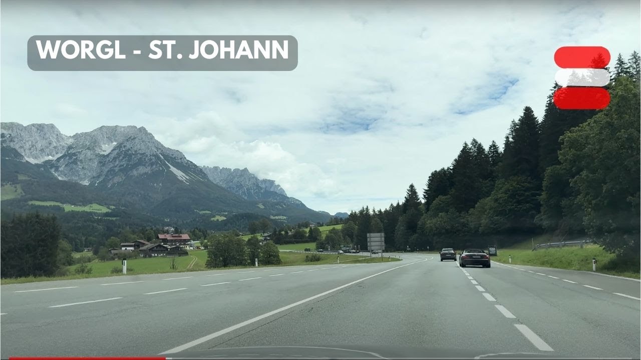 🇦🇹 Alpine driving: Worgl - St Johann in Tirol