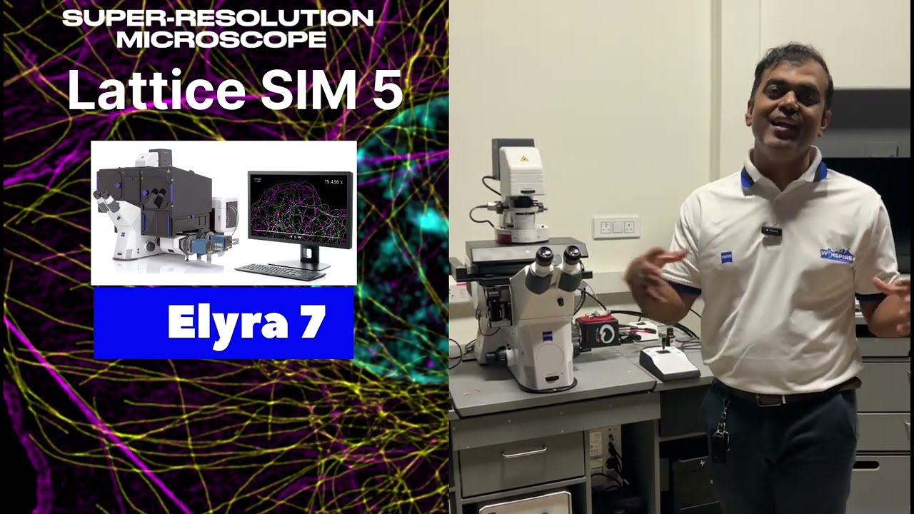 Super Resolution Microscope Zeiss Lattice SIM 5 - System demonstration