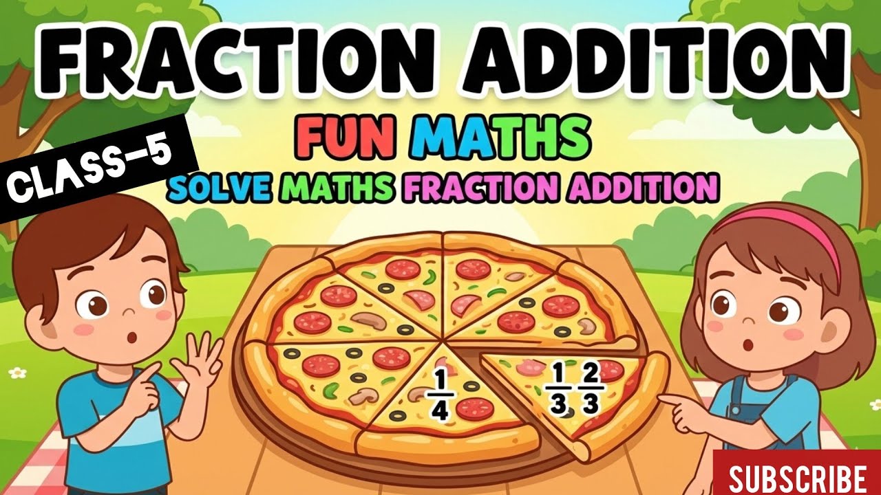 ​How to Add Fractions with Different Denominators |like fraction unlike fraction| Fraction Addition 