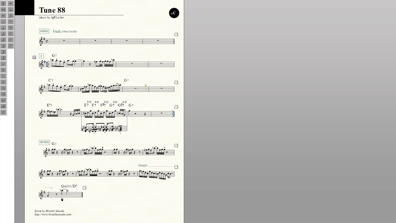 Tune 88 (Sheet Music)