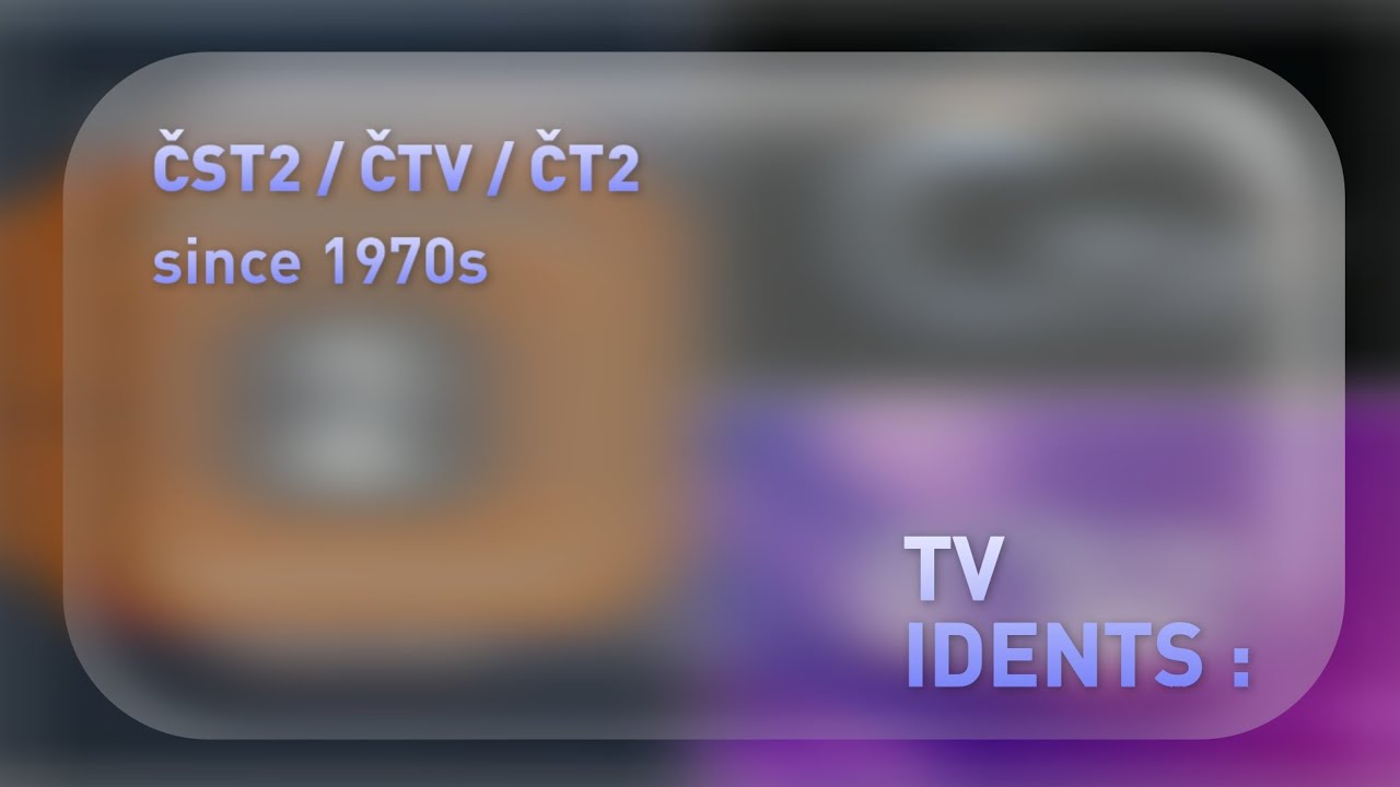 ČST2 / ČTV / ČT2 – idents history