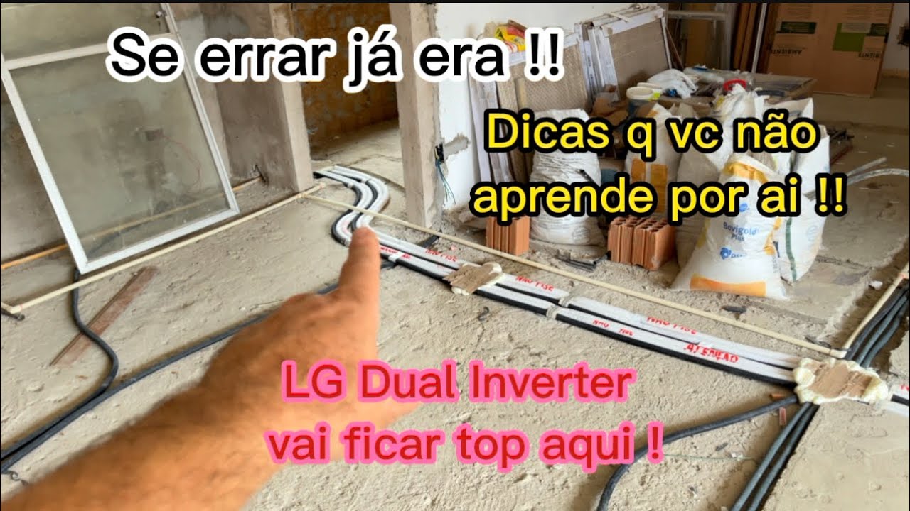 Instalação de ar condicionado ! Infraestrutura ! Não erre nisso !!