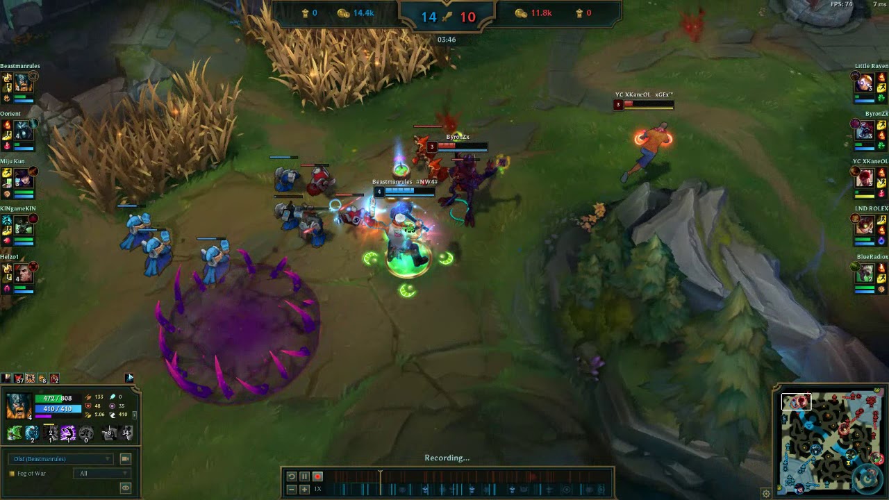 lol olaf double kill