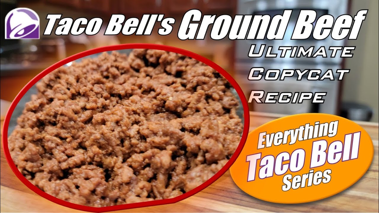 Лучший рецепт говяжьего фарша Taco Bell | Секреты раскрыты