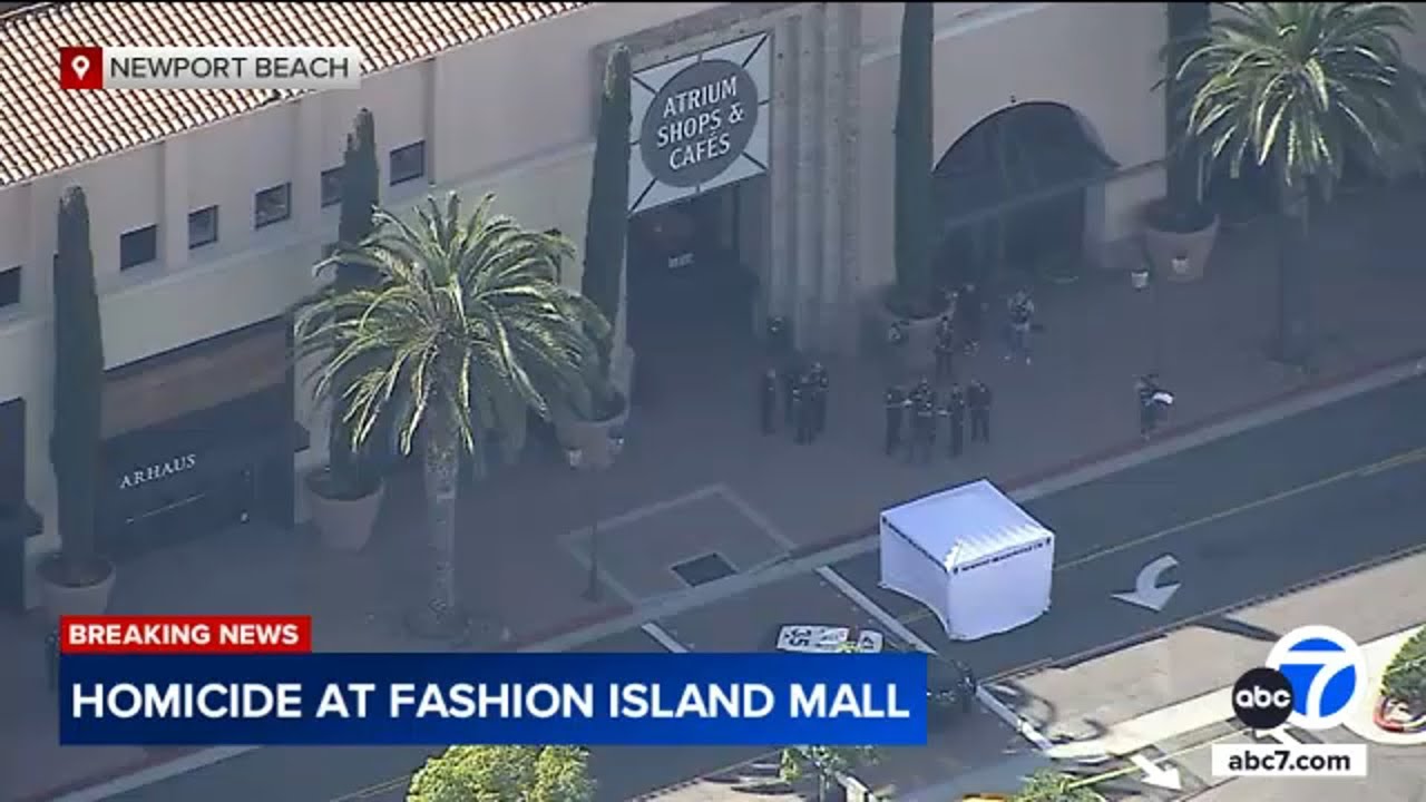Woman killed in robbery attempt at upscale Newport Beach mall