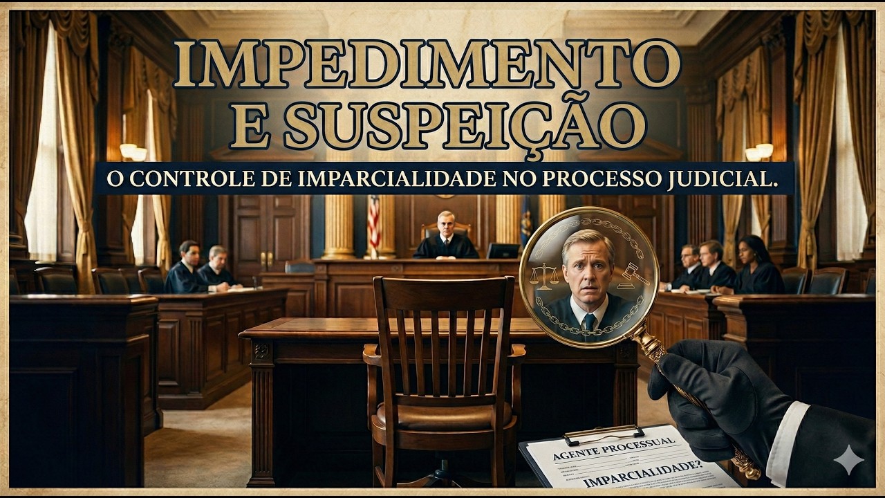 Impedimento e Suspeição no Processo Civil (Art. 144 e 145 CPC) ⚖️🚫