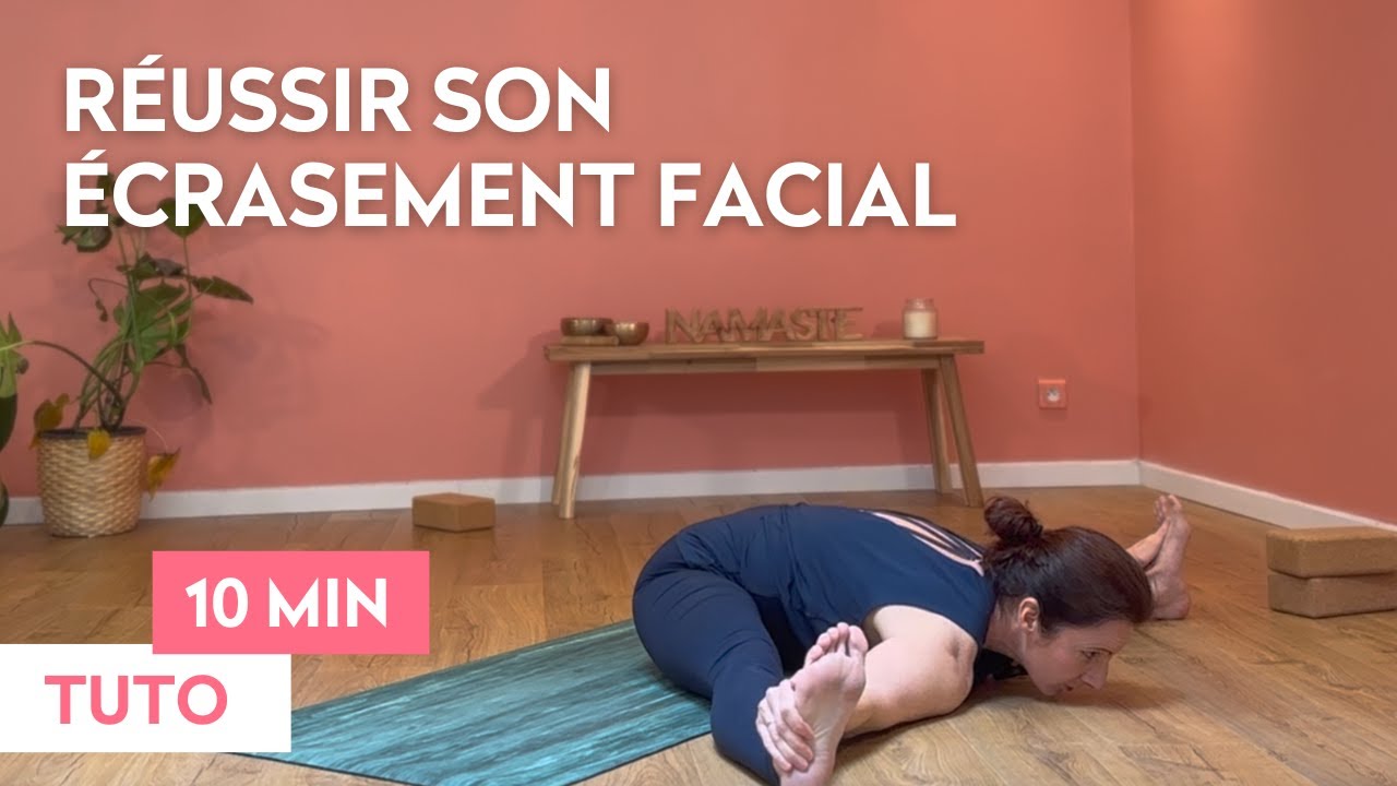 Apprendre l'écrasement facial facilement- Upaviṣṭha Koṇāsana - Tuto yoga