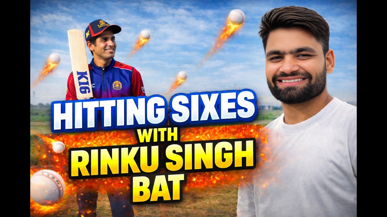 Half Century with Rinku Singh’s Bat