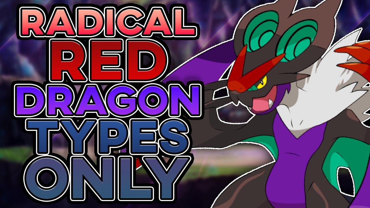 Pokemon Radical Red But I Can Only Use Dragon Types! (Hardest Rom Hack)