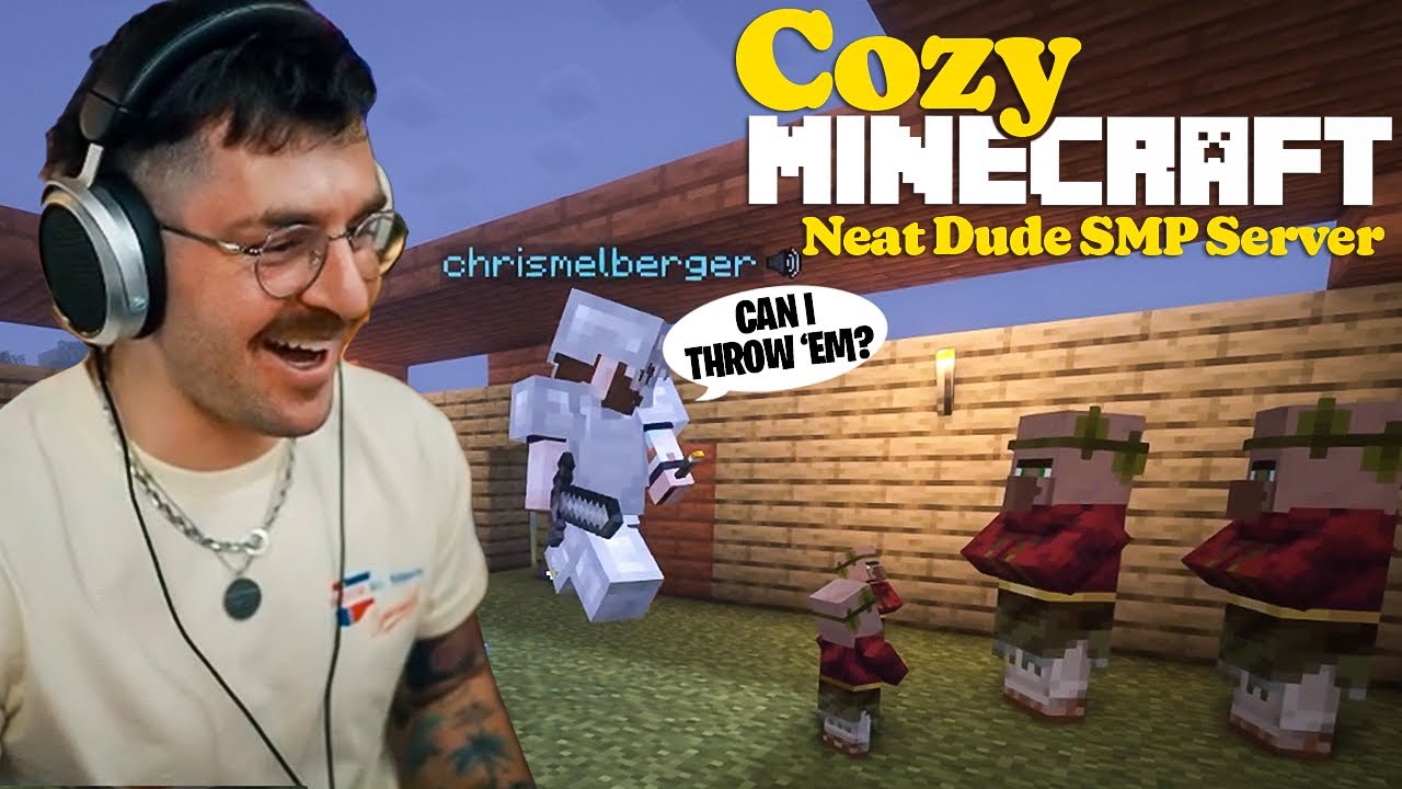 Chris stop messing with my villagers | Cozy Minecraft Streams