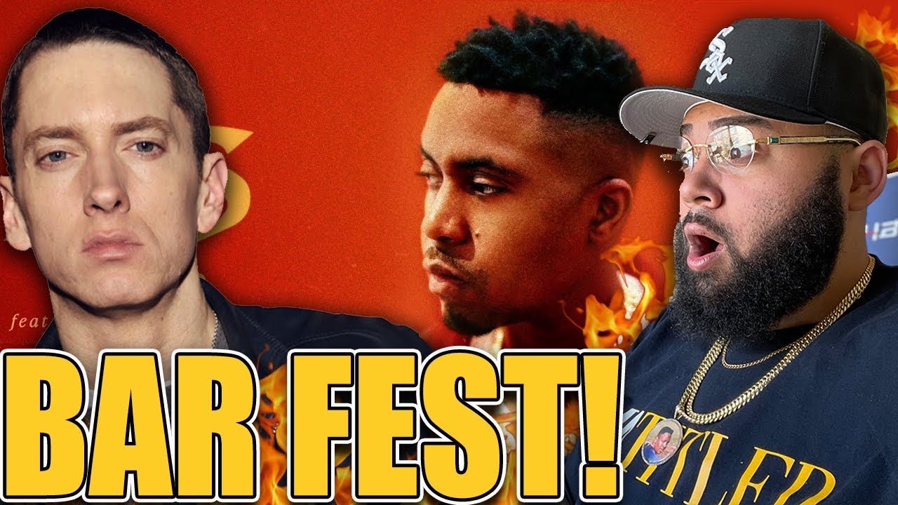 EMINEM IS SPAZZING!!  Nas - EPMD 2 feat. Eminem & EPMD (Official Audio) - Reaction