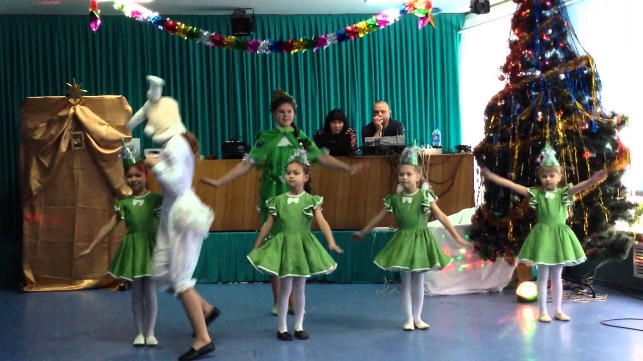 Рождество 2016 танец елочек