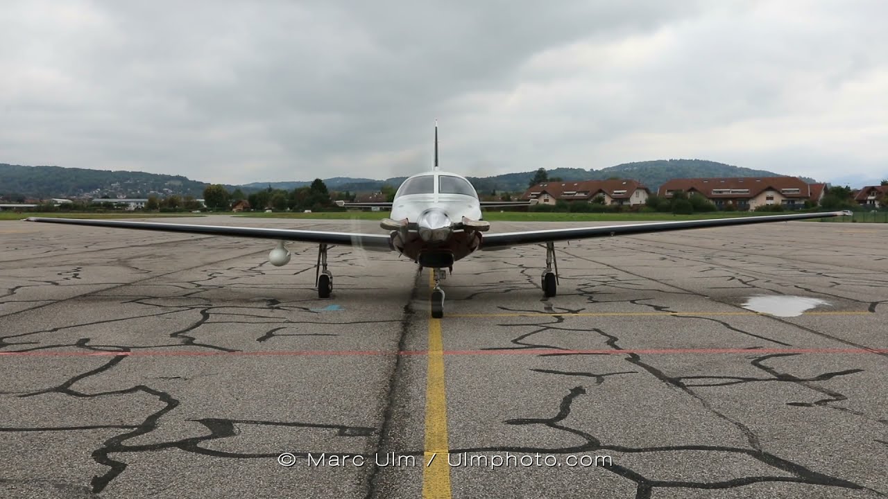 Piper Jetprop DLX START UP | TAXIING | TAKE OFF Annecy LFLP