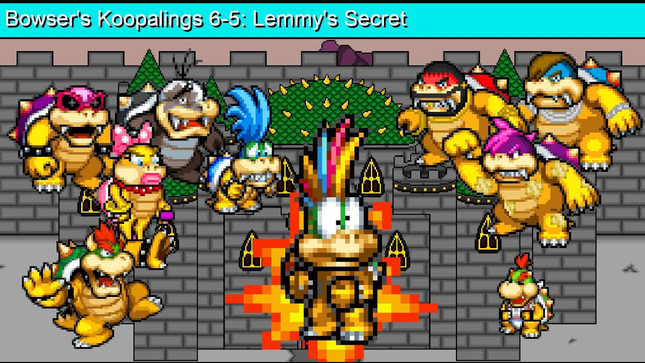 Bowser's Koopalings 6-5: Lemmy's Secret