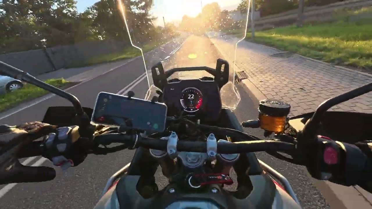 Triumph Tiger 900 Rally Pro - sound, POV
