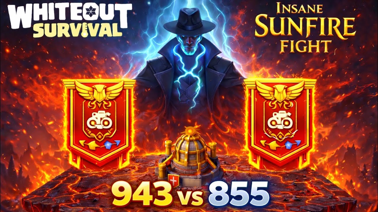 🔥 SUNFIRE CASTLE 🔥 855 GOT DESTROYED &mdash; 943 vs 855 😱
