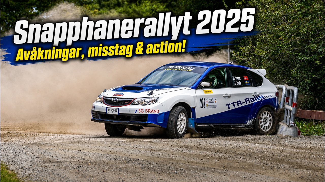 Snapphanerallyt 2025 | Avåkningar, misstag & action!