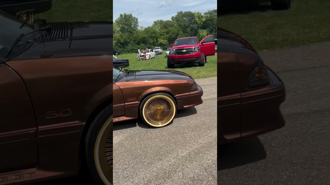 Mustang 5.0 on Spokes & Vogues  Menace to Society Edition 🔥 #endingracism