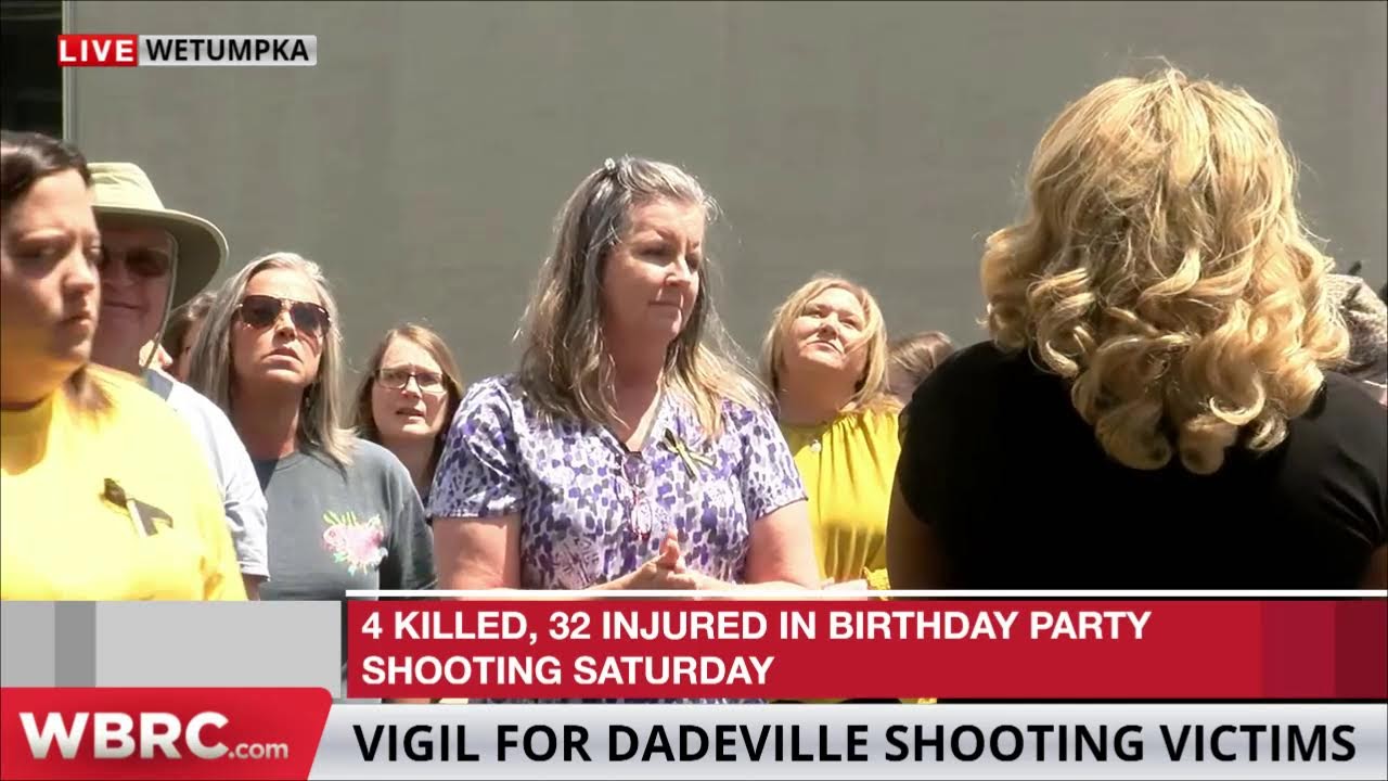 Vigil for Dadeville shooting victims at Elmore Community Hospital