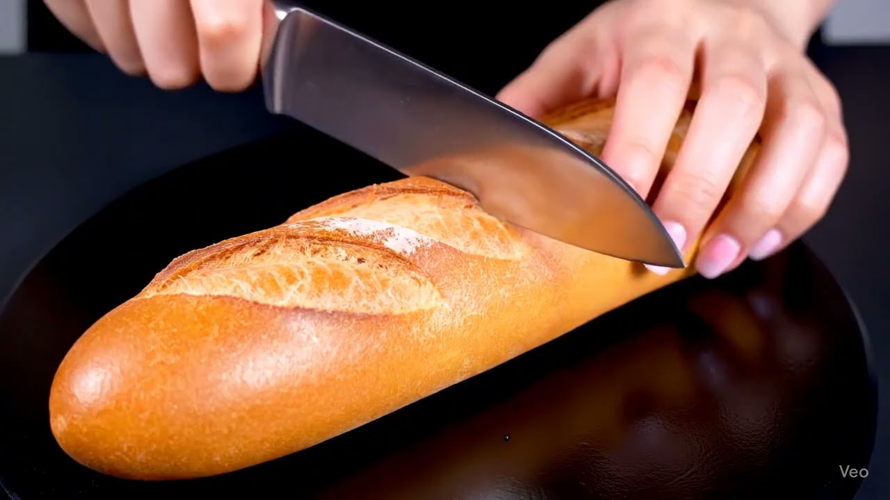 ASMR Video Slicing Glass Food