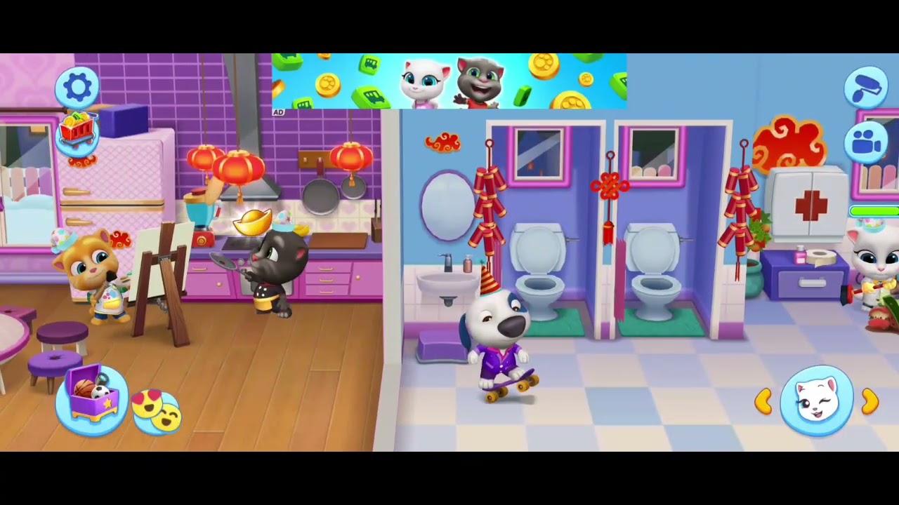 Talking Tom and Friends: Jab Sab Saath Mein Jage! ☀️🍕