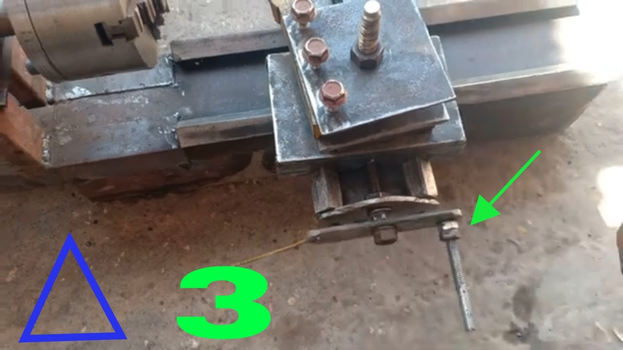 الجزء الثالث من صنع مخرطة صغيرة وغير مكلفة  DIY Small Lathe/ #مخرطة