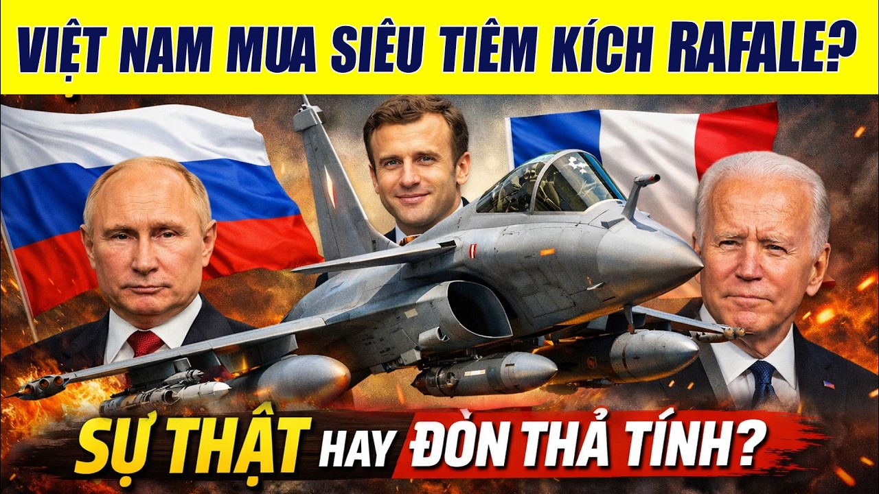 Sự Thật Vụ Mua Siêu Tiêm Kích Rafale Của Pháp & Cú Lừa Chiến Lược?