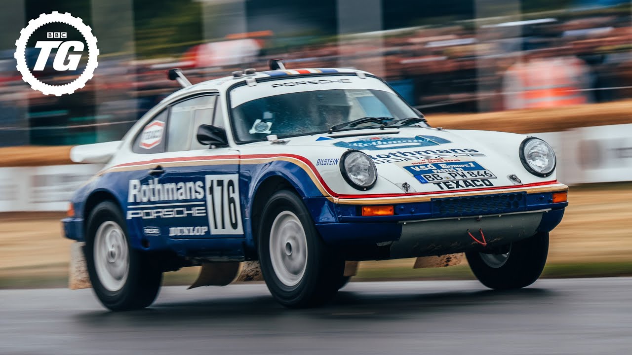 Hillclimbing a priceless Porsche 953 Paris-Dakar in the wet | Top Gear