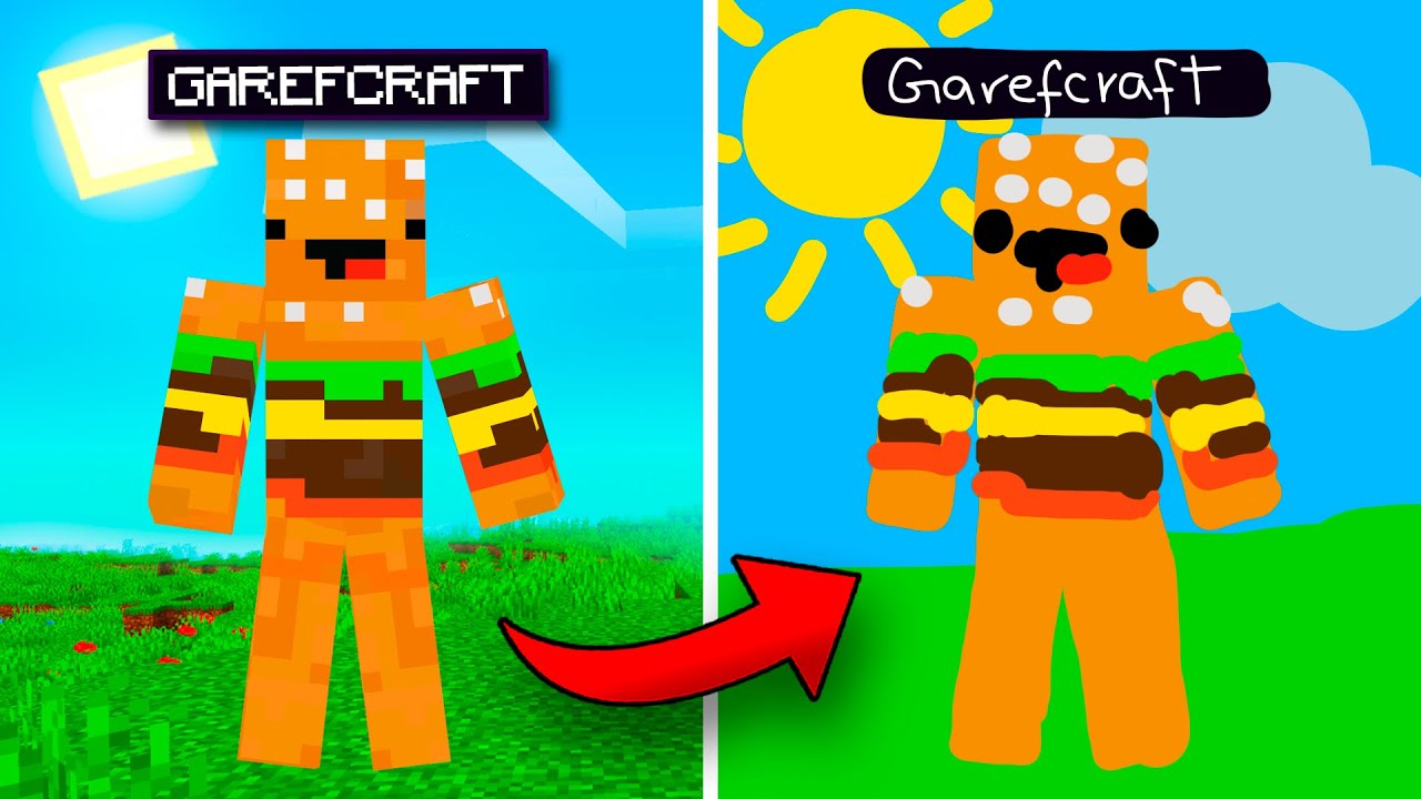 Minecraft pero CADA VEZ es MENOS REALISTA 😅