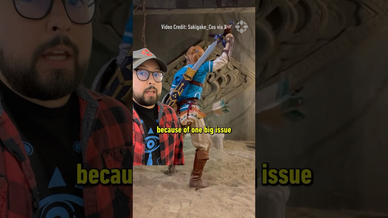 Smash Bros creator helped a cosplayer by explaining Link&rsquo;s sword! #masahirosakurai #zelda #cosplay