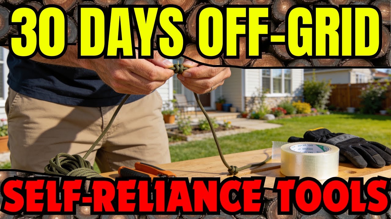 SELF-RELIANCE TOOLS YOU MUST STOCKPILE TO KEEP YOUR HOME RUNNING IN A CRISIS