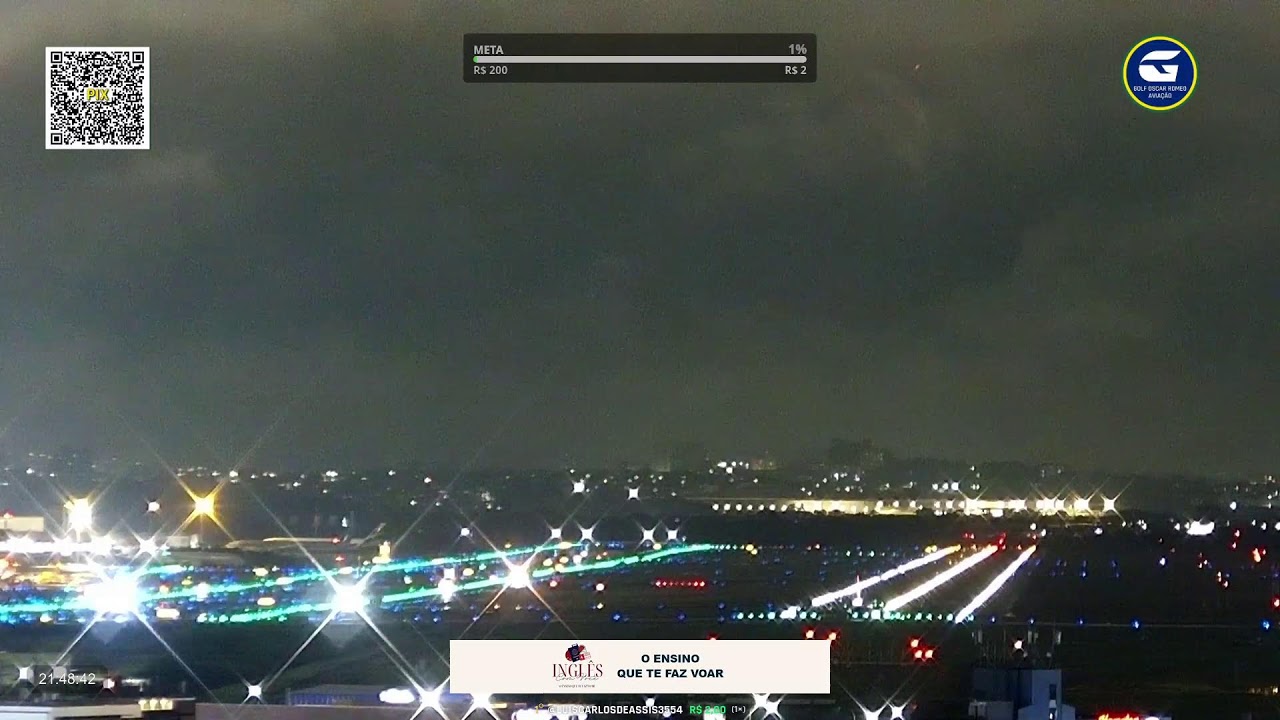 SBGR 10L LIVE - Aeroporto Internacional de São Paulo AO VIVO - GRU Airport - 07/02 Manhã