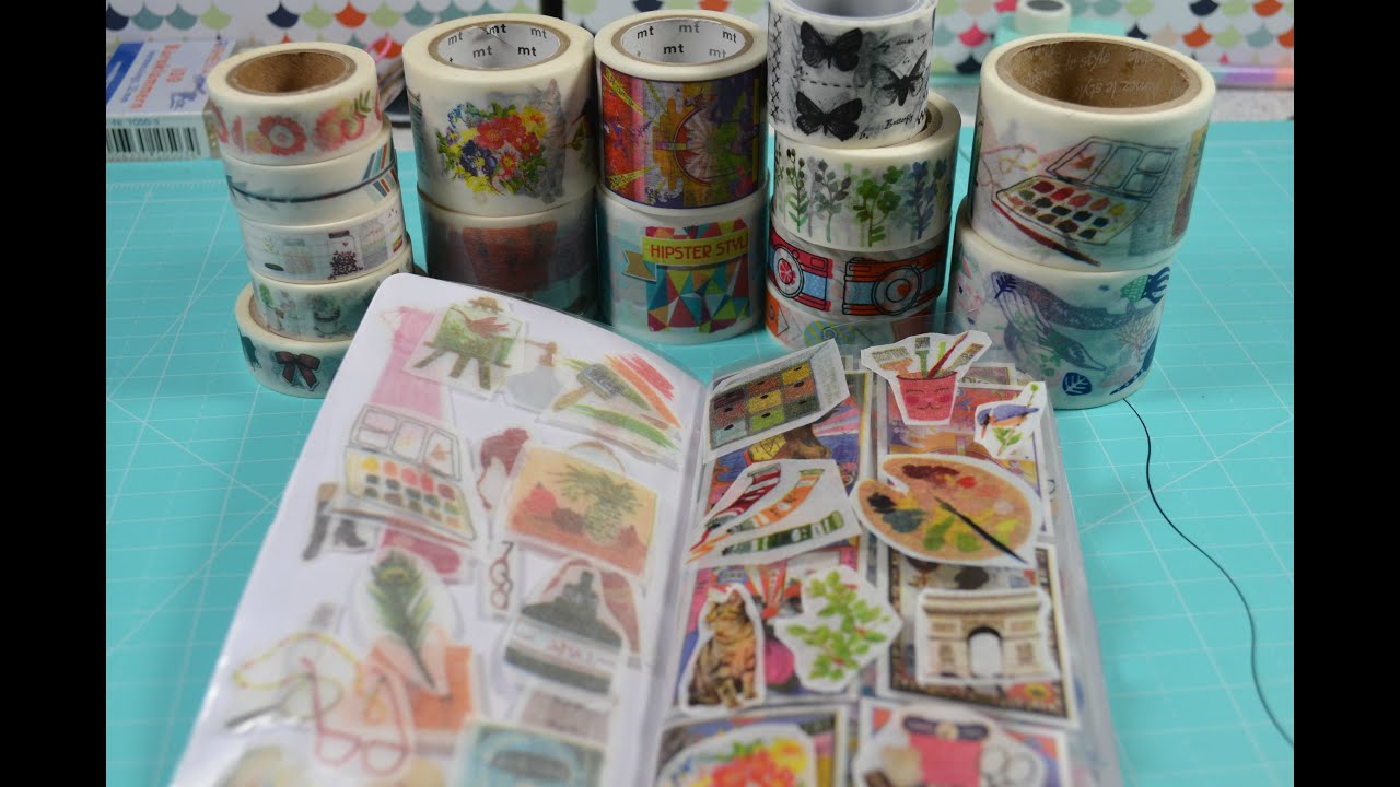 {[DIY]} Washitape Stickerbook