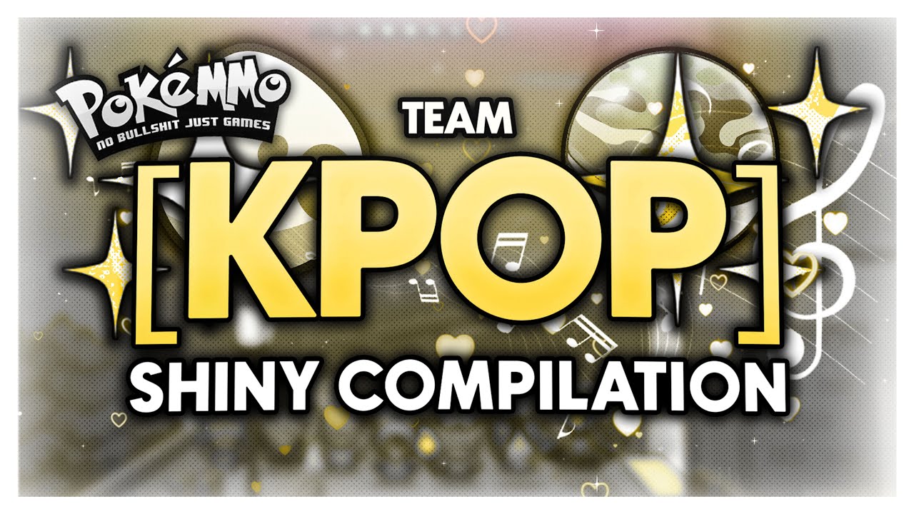 team kpop pokemmo shiny hunting compilation ♡ (+FIRST ALPHA RAID SHINY)