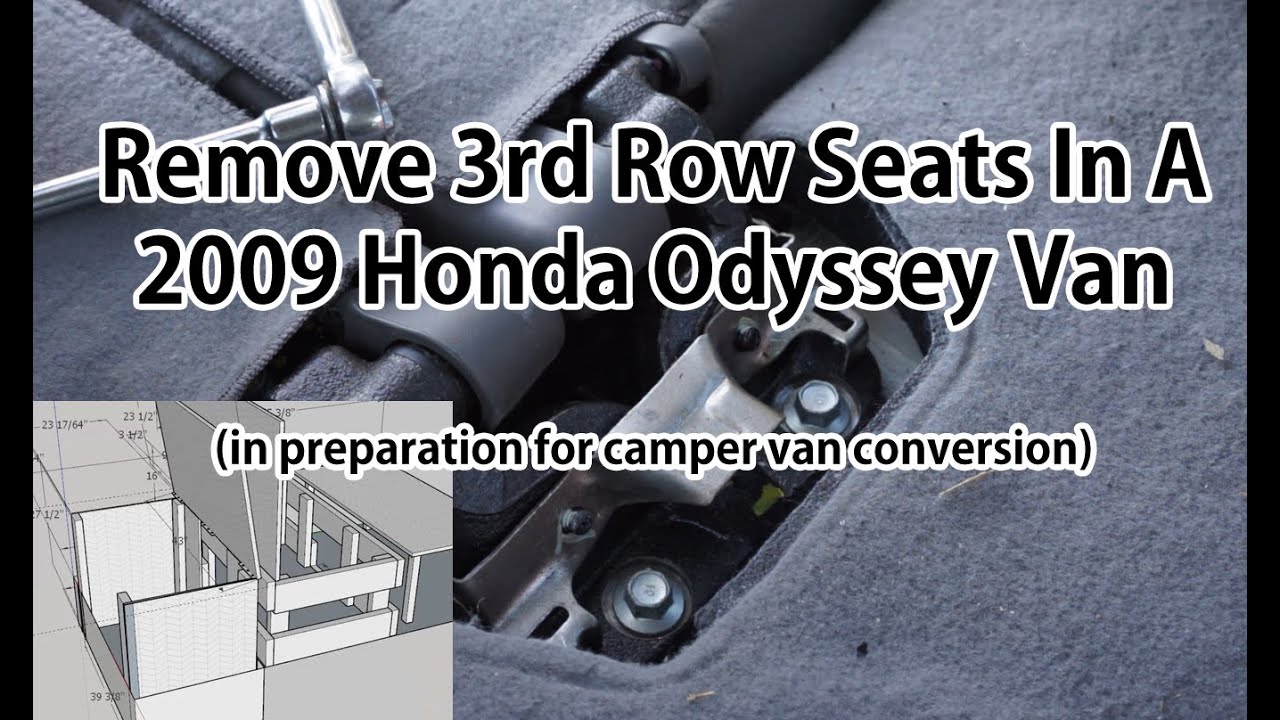How to remove 3rd row rear seats from Honda Odyssey